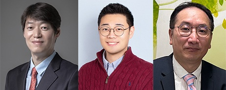 왼쪽부터 김상수 박사, 한신성 목사, 박준호 박사.