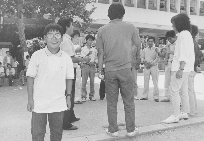 1987년 9월 고려대 교정에서의 정돌이