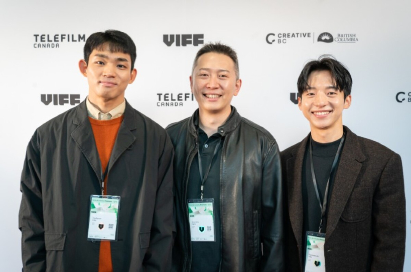 왼쪽부터 조유현 배우, 박준호 감독, 김현목 배우