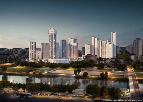 더샵 분당티에르원 투시도 [출처=느티마을 3단지 리모델링주택조합]