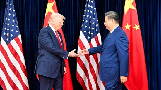 [Chinese President Xi Jinping (R) shakes hands with U.S. President Donald Trump in Busan, the Republic of Korea, October 30, 2025. /Xinhua]