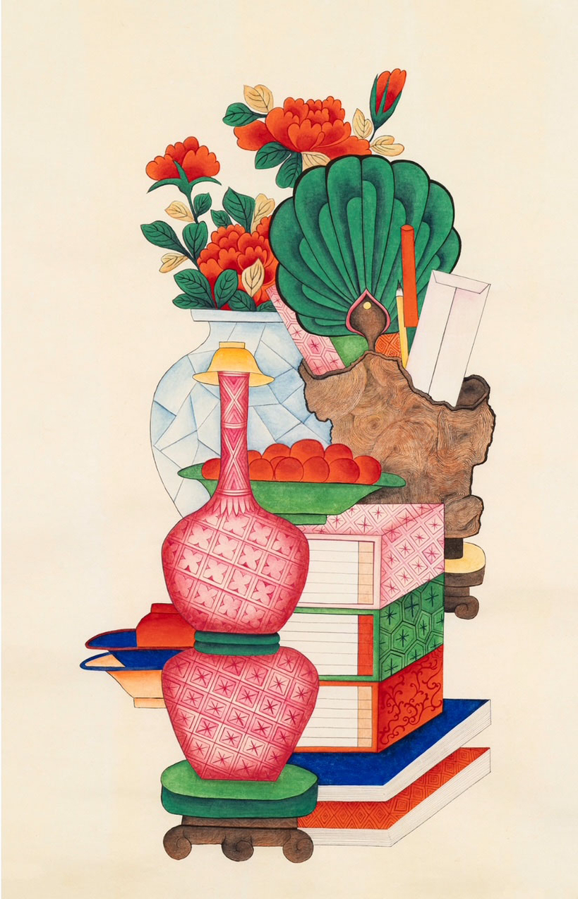 배민경 작가의 책거리. [소류아트 제공]