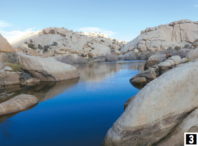 푸른물이 차오른 겨울 바커댐.