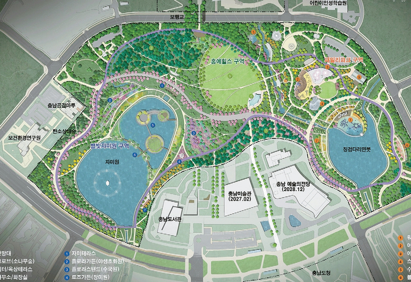 홍예공원 조감도