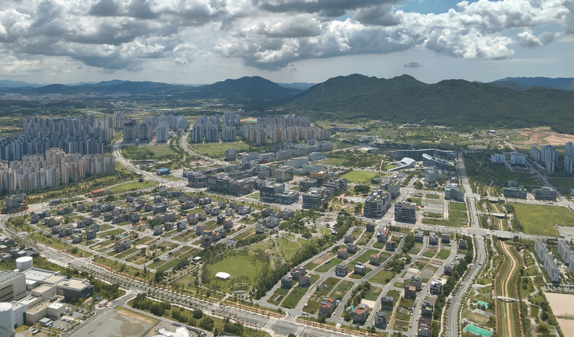 충남 내포신도시 전경