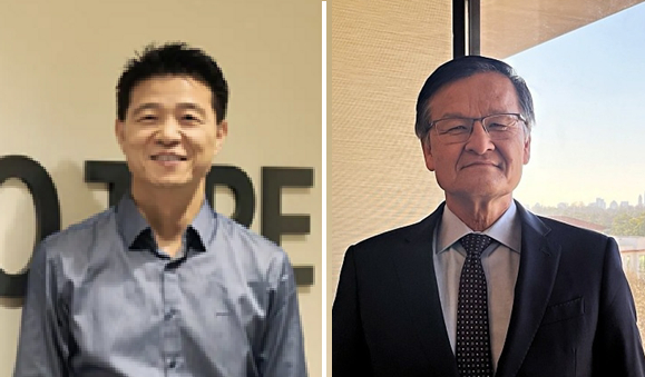 이준섭 에모리병원그룹 CEO(오른쪽), 조남화 금호타이어 미 법인장