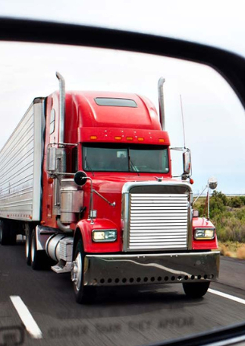 뉴욕주 도로를 달리는 트럭. [사진 저렴한 보험료를 위한 시민모임]