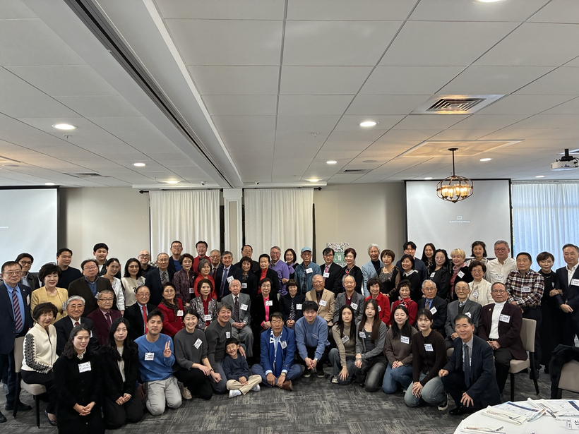 연세대 동문 송년회 참석자들이 한자리에 모였다.