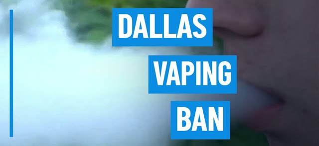 달라스 공공장소 전자담배 금지.