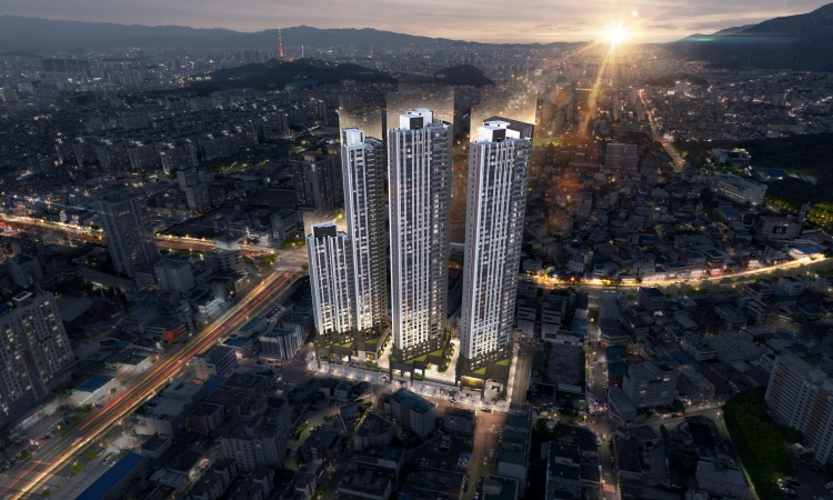 달서 롯데캐슬 센트럴스카이 투시도