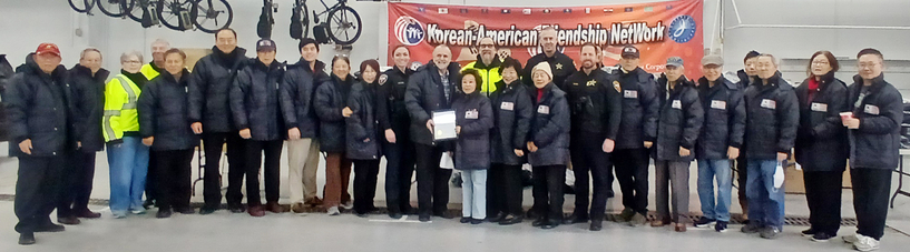 한미우호네트워크 ‘사랑의 점퍼’ 행사