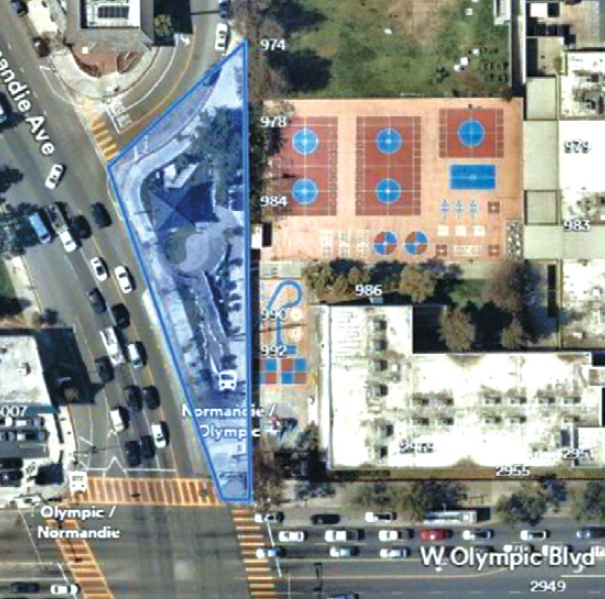 사진 파란 부분은 사업 진행 예정 구역. 김상진 기자