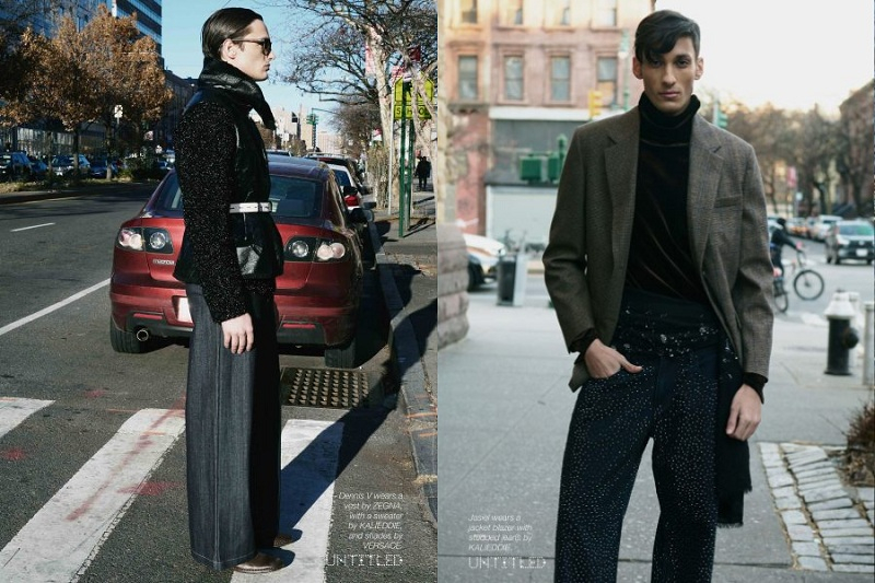 화보에 소개된 캘리에디 착장 모델 컷