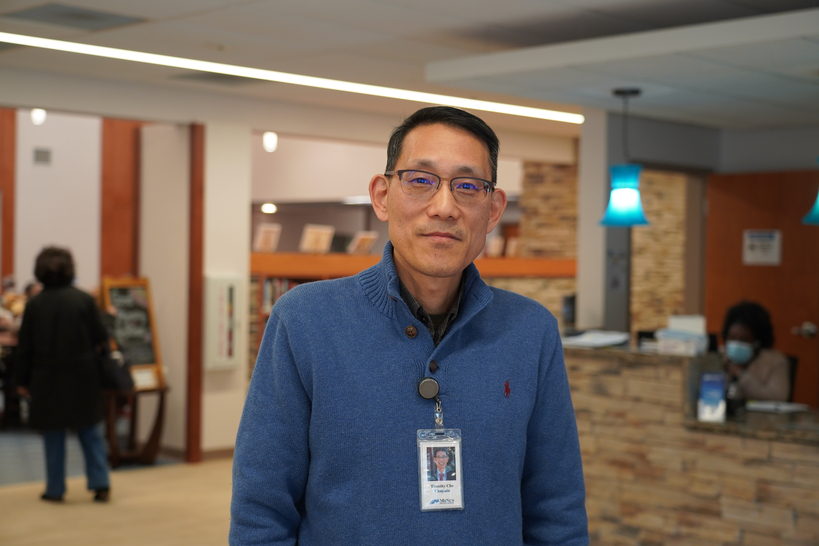 미선호스피스에서 채플린으로 일하는 티모시 조 목사. 장채원 기자