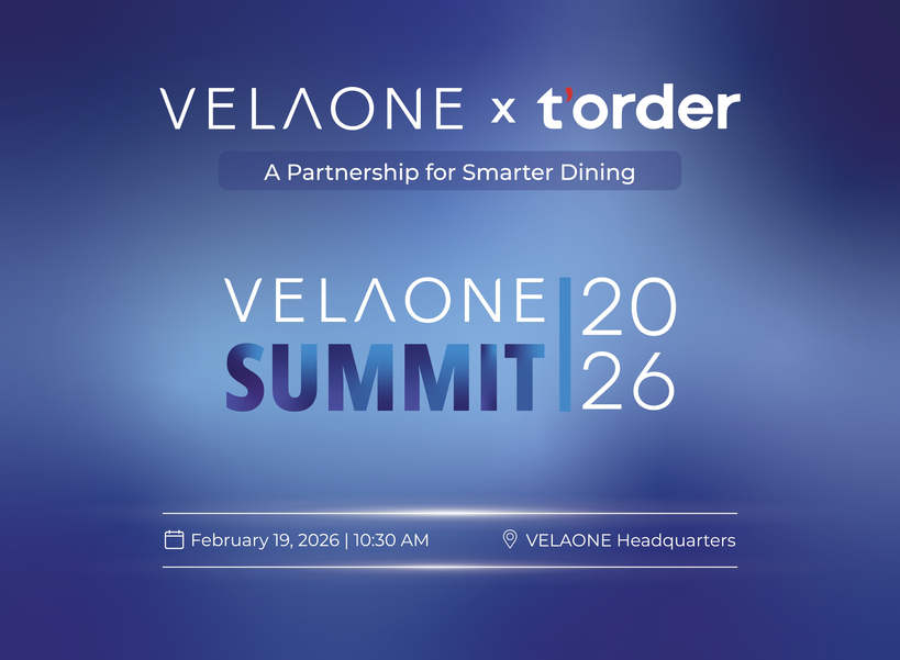 미주 한인 POS 시장 1위 VelaONE과 한국 테이블오더 시장 1위 Torder의 전략적 협력을 알리는 'VelaONE Summit 2026'.