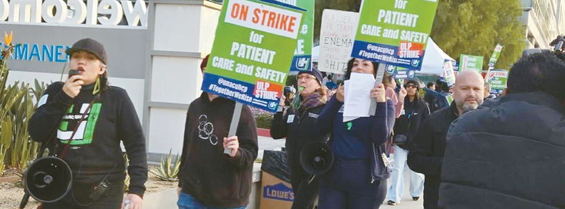 카이저 퍼머넌트 소속 간호사와 의료 종사자들