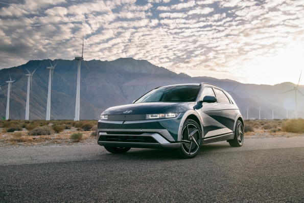 The 2025 Hyundai IONIQ 5 Limited is photographed in California City, Calif., on Feb. 24, 2025.