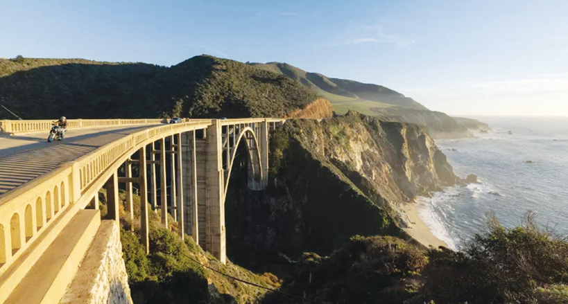 빅서 구간 재개통으로 접근이 가능해진 빅스비 교량. [명 J. 천/LA타임스] 