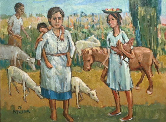 임규삼 ‘아기 업은 여인’ 