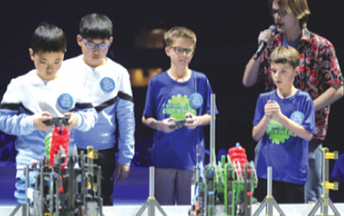 청소년 비영리 교육 단체 수업 현장.