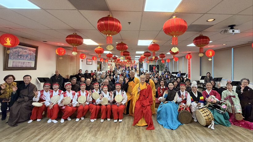 (사)한국전통춤협회 텍사스지부 구정 공연.