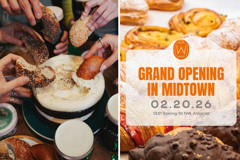 팝업 베이글(왼쪽), 미드타운에 문을 연다는 하얀풍차 게시물. [인스타그램 캡처]