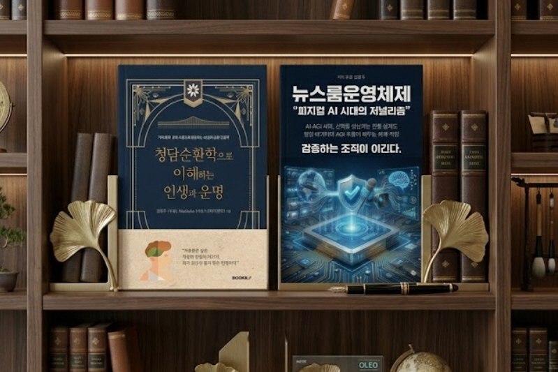 [『청담순환학으로 이해하는 인생과 운명』, 『뉴스룸 운영체제 피지컬AI 시대의 저널리즘』전자책 출간 / SNS기자연합회 제공]