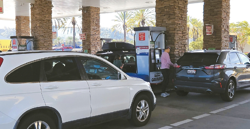 최근 샌디에이고 카운티의 개스값이 큰 폭으로 상승하고 있다. [중앙포토]