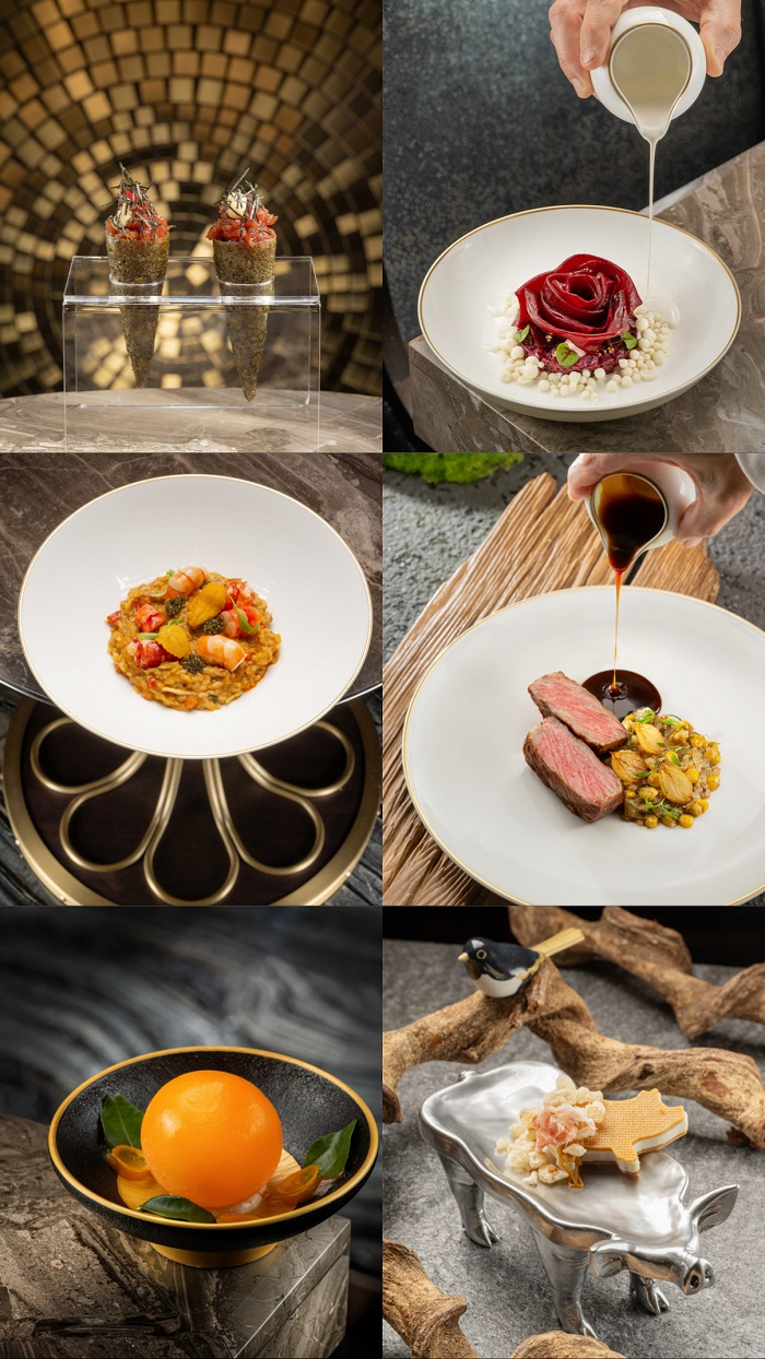 [Kim Kyu Lyn’s culinary creation The Portuguese-style signature six-course menu at “Mesa by Jose Avillez,” a leading Portuguese fine dining restaurant in Macau]
