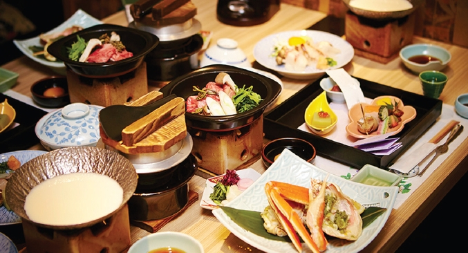 동부관광이 여행 중 제공하는 최고 수준의 요리.