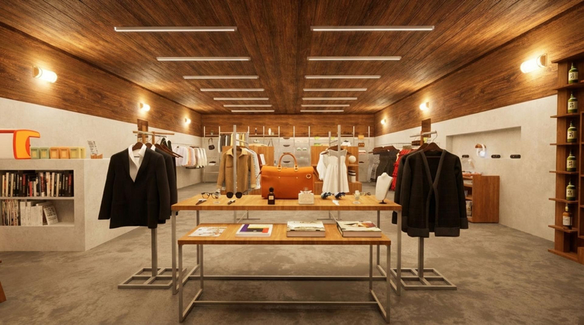 ['Shop(#) the Rest' 매장 내부]