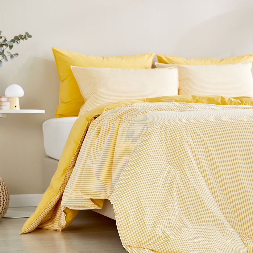 SERO[세로] 60수 고밀도 순면 선염 차렵이불 & 패드 세트