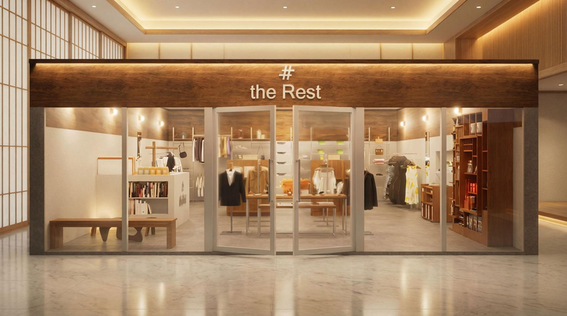 ['Shop(#) the Rest' 매장 전경]