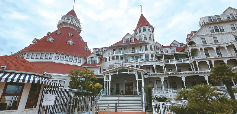 '호텔 델 코로나도'가 세계적 유력 시사 주간지 타임지가 선정한 '세계 최고의 장소' 목록에 이름을 올렸다.