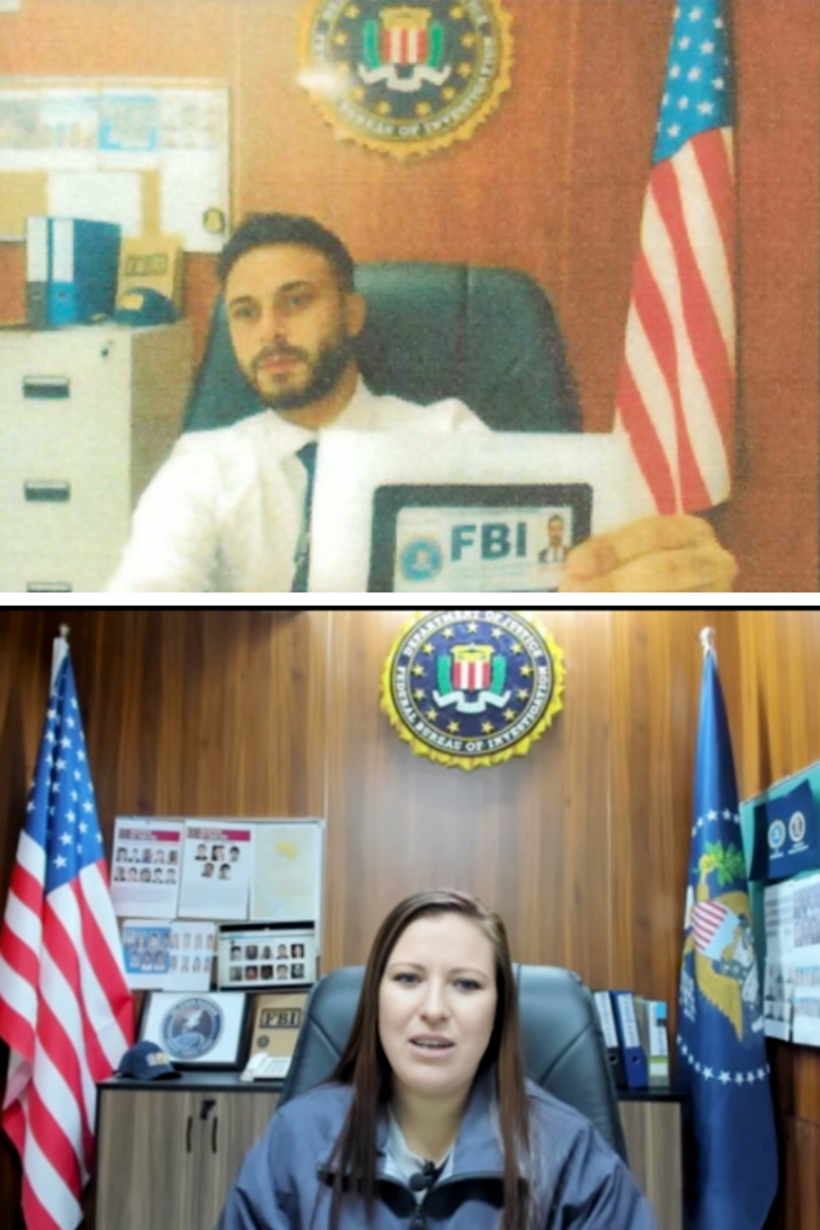 FBI 사칭 사기범들. [FBI] 