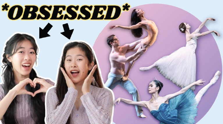 유튜브 ‘발레 레인’ 채널의 조던과 에덴 임(오른쪽) 자매. [유튜브 캡처]