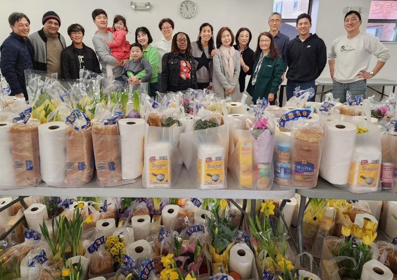 메릴랜드 소재 워싱턴 베다니 장로교회 구제 위원회가 부활절을 맞아 도움이 필요한 주민 100명에게 생필품을 전달했다.