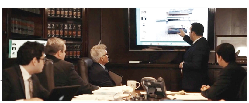 마지아노 디지롤라모 리지 로펌(Maggiano, DiGirolamo & Lizzi, P.C.) 변호사들이 소송 전략회의를 하고 있다. [사진 마지아노 로펌]