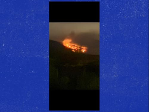 화이트 카운티 버저드 마운틴 산불 [주민 제공] 