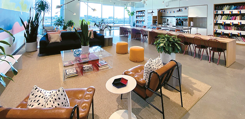 공유 오피스 ‘위워크(WeWork)’의 내부 모습. 박낙희 기자