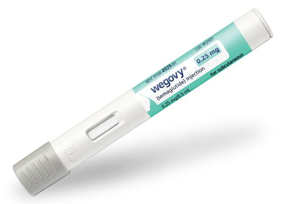 노보 노디스크의 비만 치료제 위고비(Wegovy) 주사제. 메디케어는 7월 2일부터 한시적인 '브리지(Bridge)' 프로그램을 통해 일정 자격을 갖춘 가입자에게 GLP-1 계열 비만 치료제를 월 50달러의 본인 부담금으로 지원한다. [노보 노디스크]