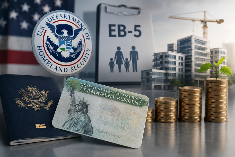 국토안보부(DHS)가 투자이민(EB-5) 프로그램 새 규정안을 지난 1일 공개했다. [AI 생성 이미지]