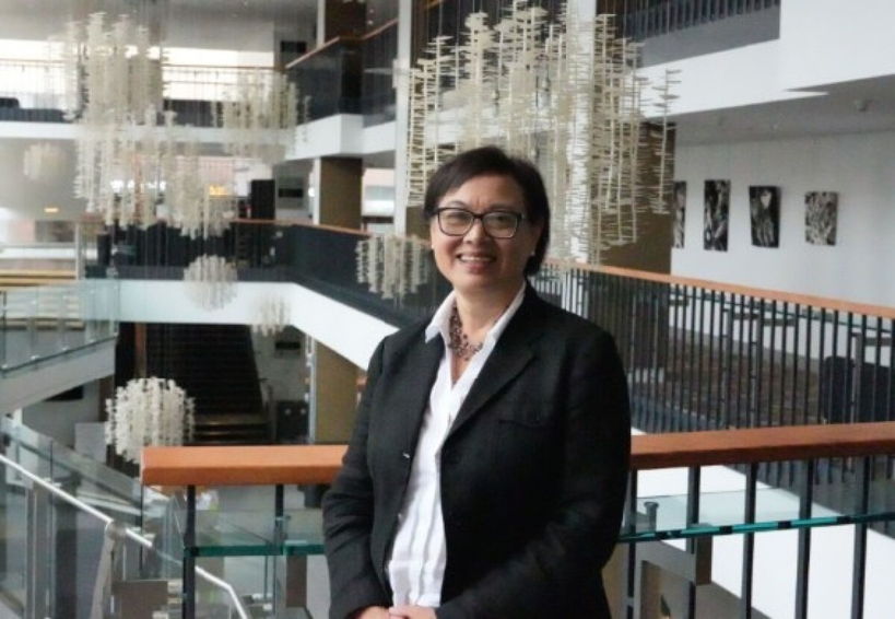 퀸 엘리자베스 극장 안 Natalie Lu [사진=엄주형 기자]