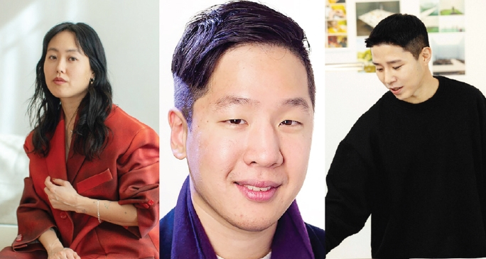 알재단 컨템포러리 비주얼 아트 수상자, 왼쪽부터 허지은, 이재욱, 유상우.