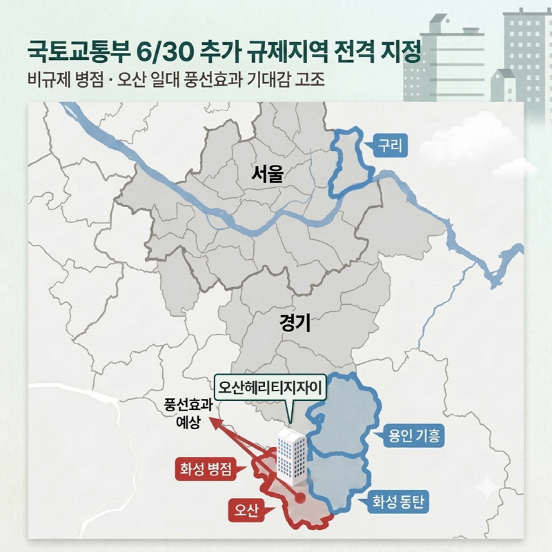 [오산헤리티지자이 예정지 지도]