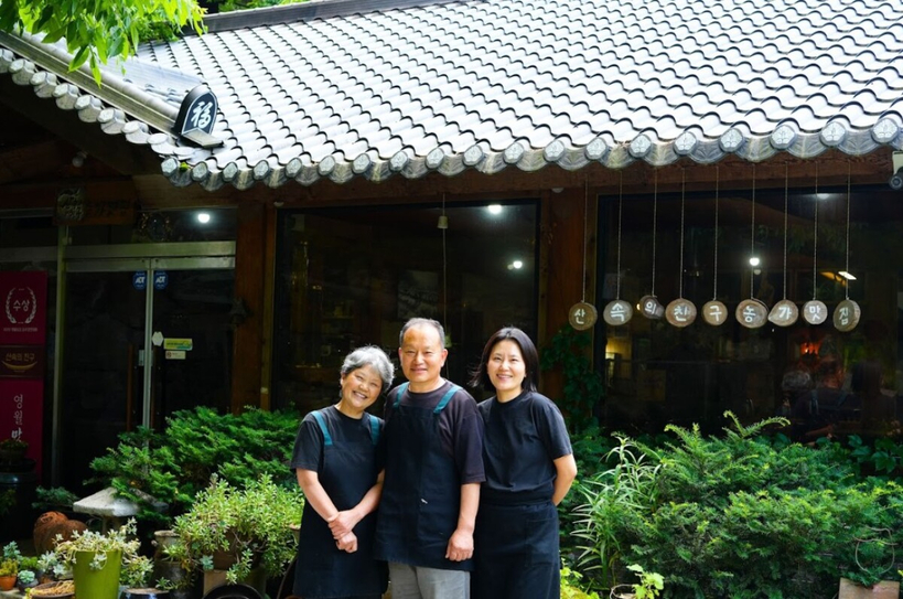 ▲우수 농가맛집 '산속의 친구들' 김성달, 조금숙 부부 