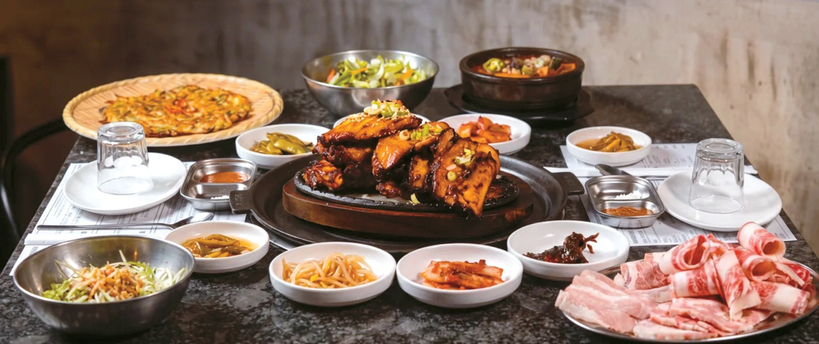 오랫동안 사랑받아온 '산더미 함지박' 대표 메뉴.