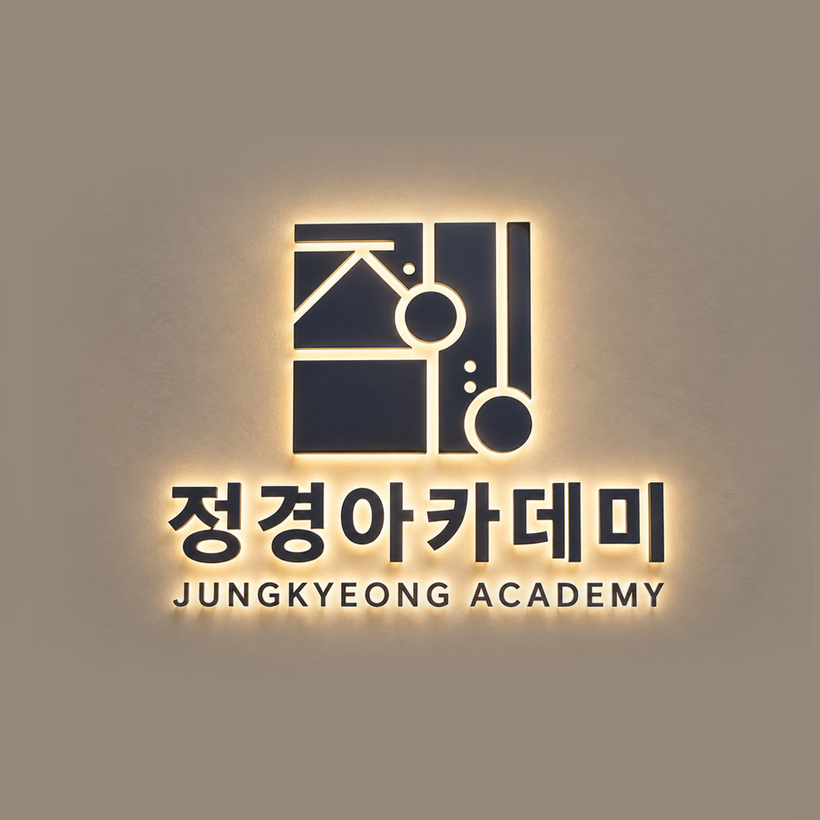 [정경아카데미 로고]