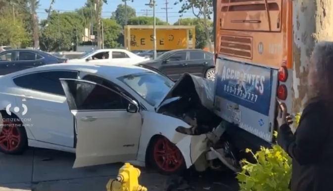 LA Metro bus crash