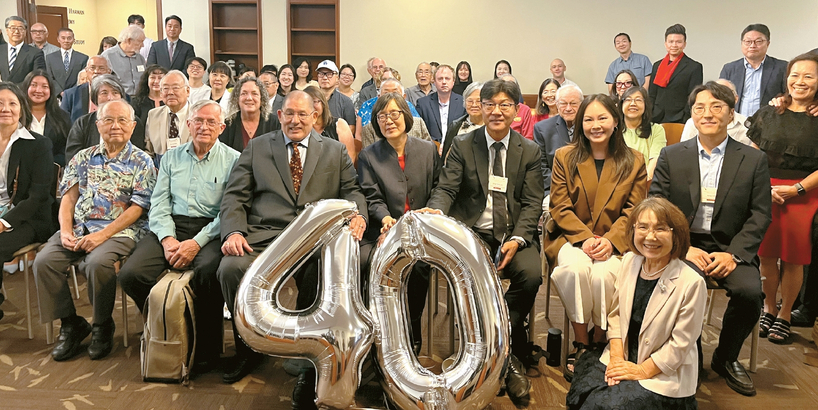 25일 USC 한국학도서관 개관 40주년 기념식 참석자들. 